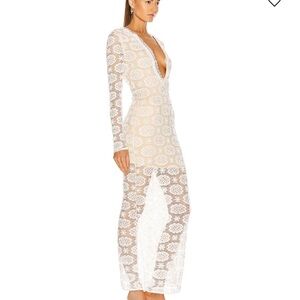 STUNNING retrofete beaded gown!!! Size xs perfect fit winter event/wedding NWT